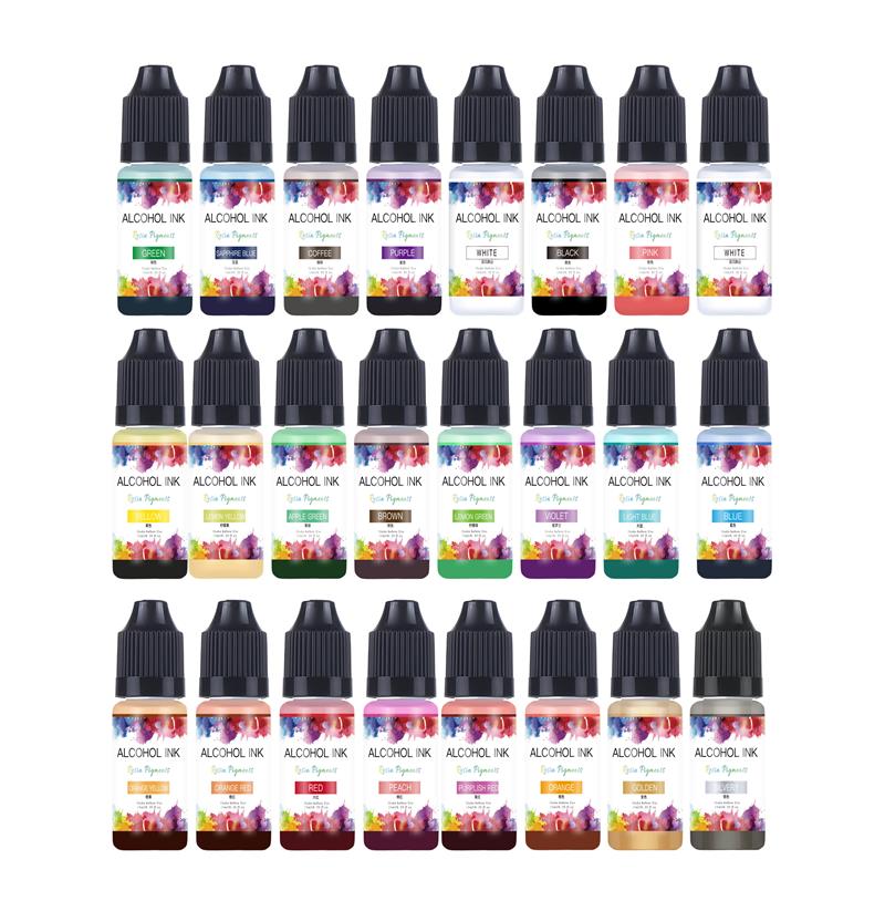 Resin Dye Alcohol - 알코올 잉크 에폭시 송진 확산 안료