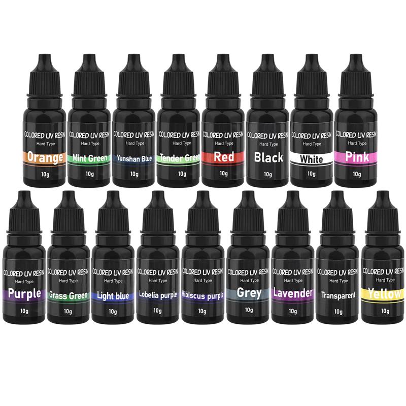 Epoxy Uv Resin Kit - 컬러 UV 송진 접착제 자외선 경화