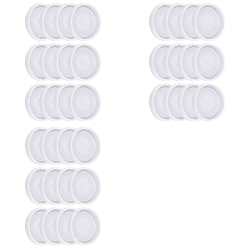 Coaster Mold Round - 75STO-36팩 DIY 원형 실리콘 코스터 몰드