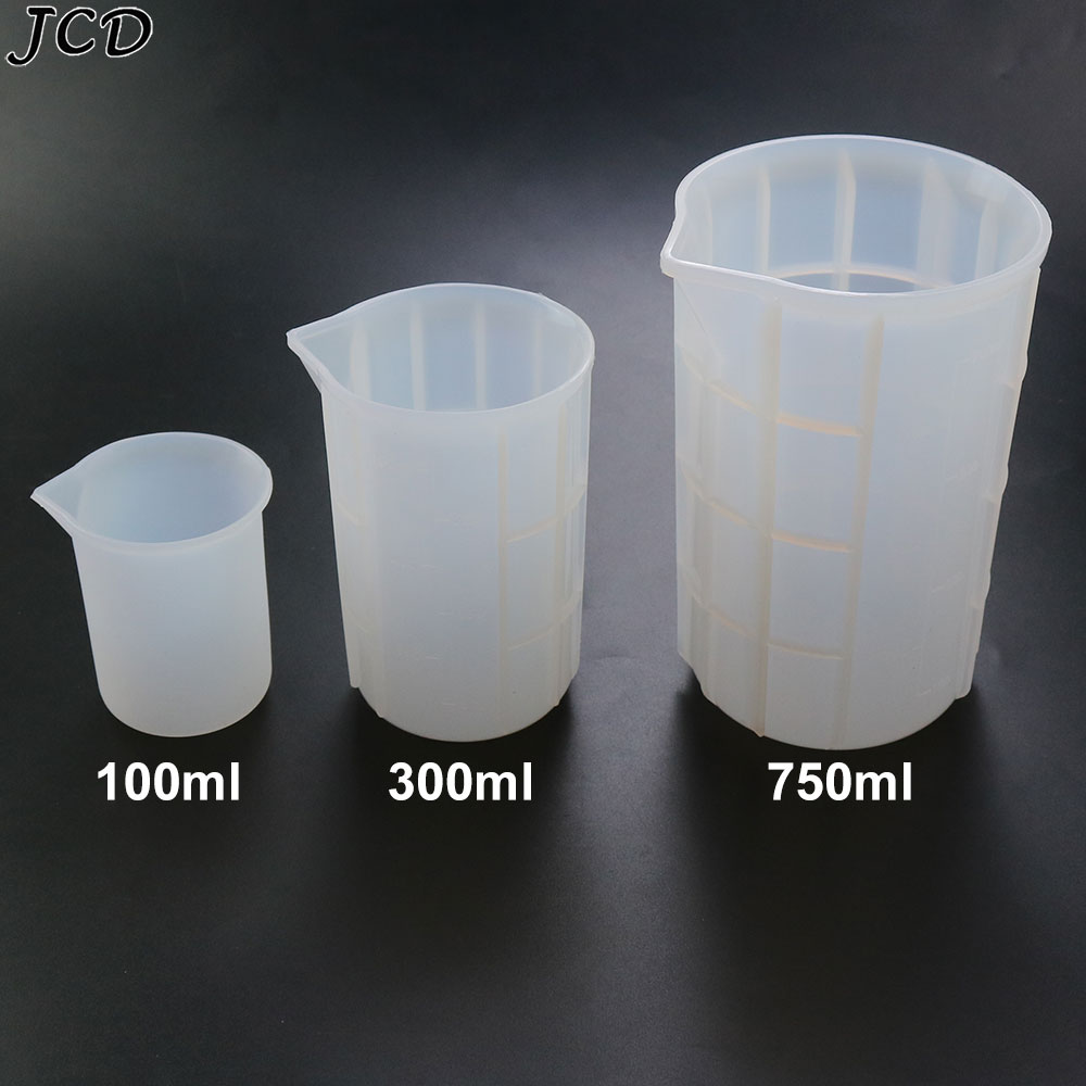 Mixing Cup Silicone - JCD 100ML/300ML/750ML 실리콘 측정 컵 규모