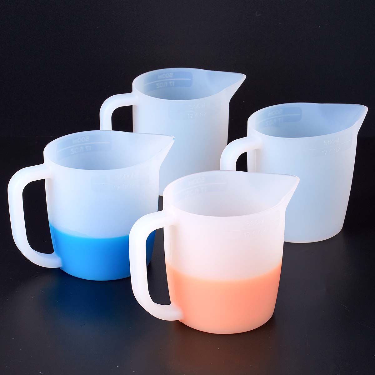Mixing Cup Silicone - 500ml 실리콘 계량컵 (손잡이 포함) DIY