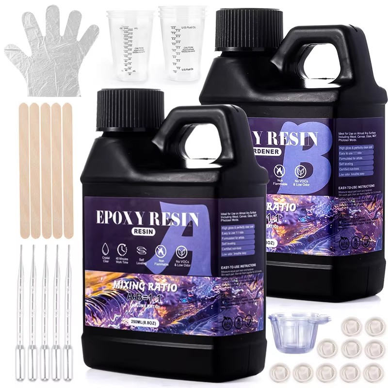 Epoxy Uv Resin Kit - 쉬운 믹스 1:1 에폭시 수지 키트