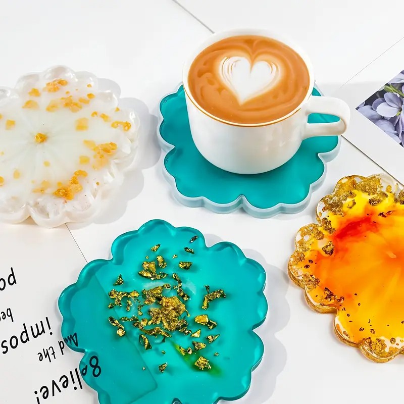 Geode Mold Silicone - DIY 벚꽃 모양 레진 몰드 -