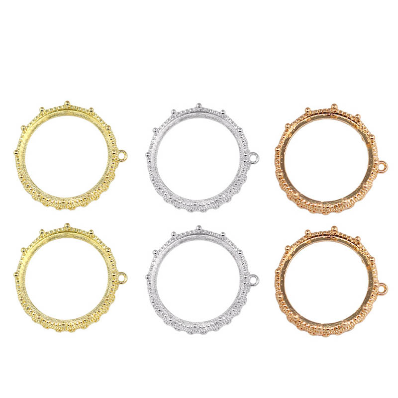 Bezels Set Pendant - 황동 캐스팅 오픈 백 펜던트 품질