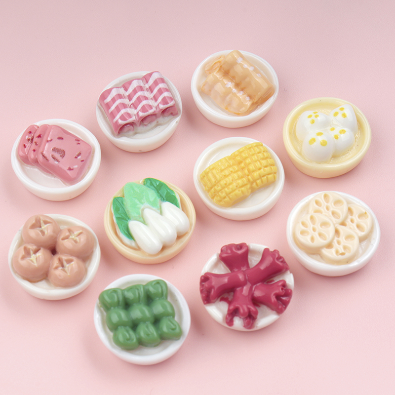 Resin Craft Kit - 30/300Pcs 미니어처 야채 세트 수지 장식