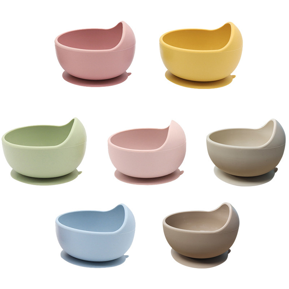 Mixing Cup Silicone - 1pc 흡입이있는 베이비 푸드 그릇 실리콘