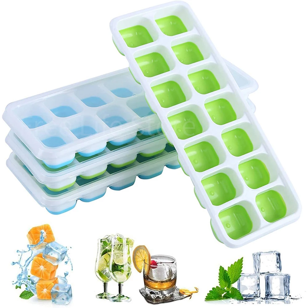 Silicone Mold Tray - 실리콘 아이스 큐브 몰드 트레이 재사용