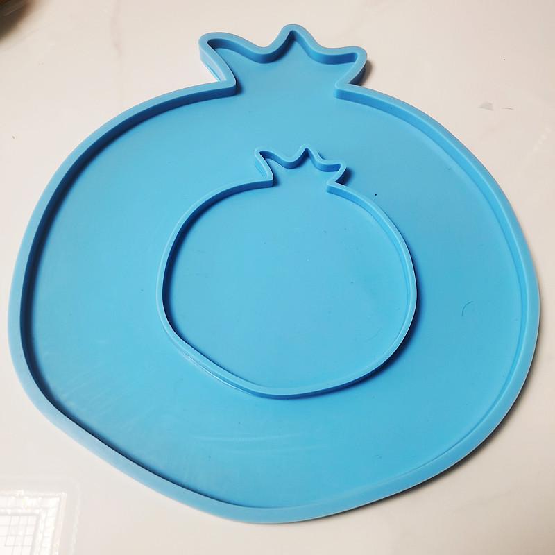 Geode Mold Silicone - B*1PC 블루 석류 지오드 에폭시 수지
