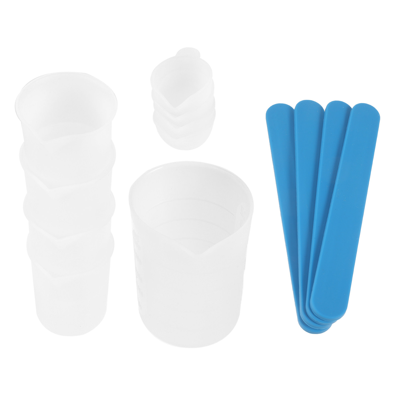 Mixing Cup Silicone - 1 세트 에폭시 믹싱 컵 도구