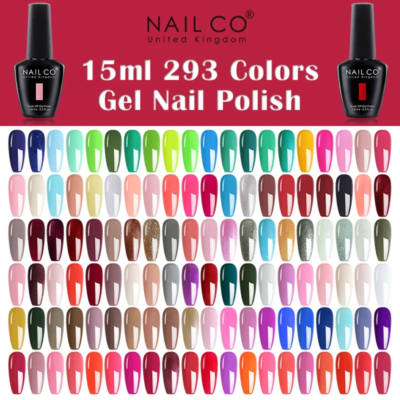 Resin Glitter Pack - NAILCO 블랙 화이트 레드 핑크 컬러젤