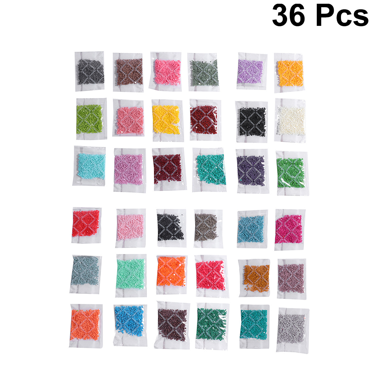 Resin Craft Kit - 36개 라운드 다이아몬드 세트 레진 라인스톤