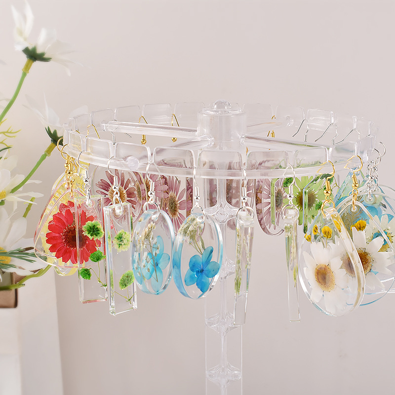 에폭시 수지에 대한 기하학적 귀걸이 펜던트 실리콘 몰드 - Resin Jewelry Kit 리뷰 및 가격