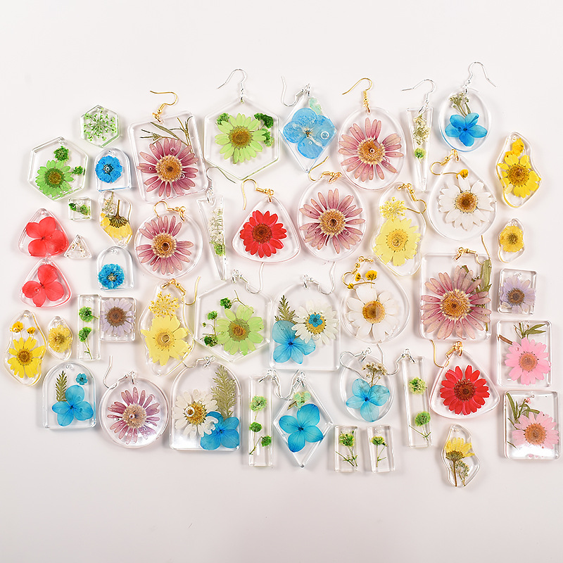 에폭시 수지에 대한 기하학적 귀걸이 펜던트 실리콘 몰드 - Resin Jewelry Kit 리뷰 및 가격