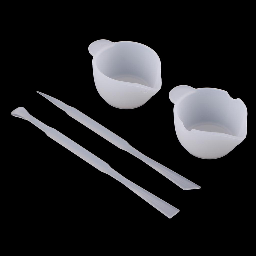투명 실리콘 믹싱컵 몰드 세트 에폭시 레진 DIY 도구 - Mixing Cup Silicone 리뷰 및 가격