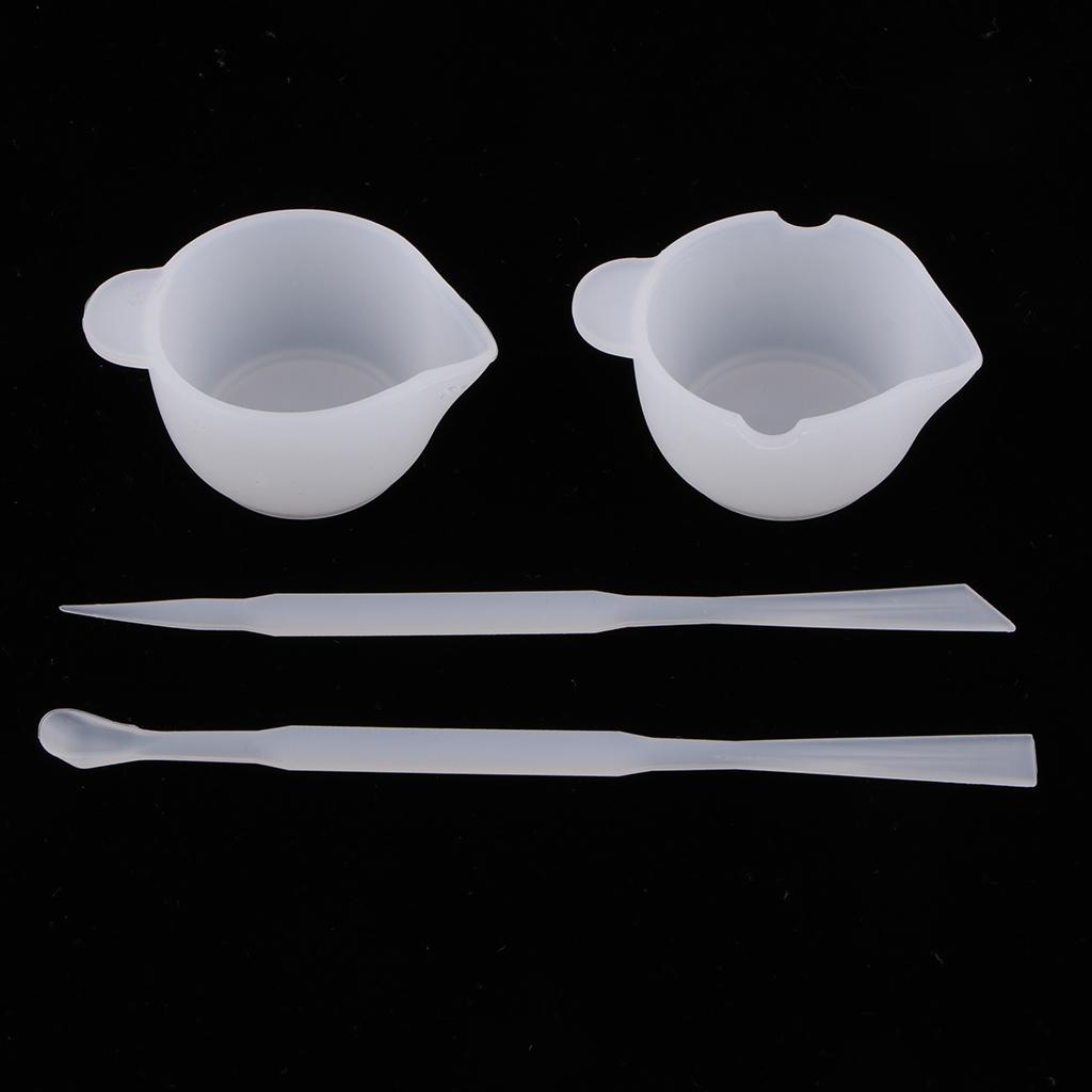 투명 실리콘 믹싱컵 몰드 세트 에폭시 레진 DIY 도구 - Mixing Cup Silicone 리뷰 및 가격
