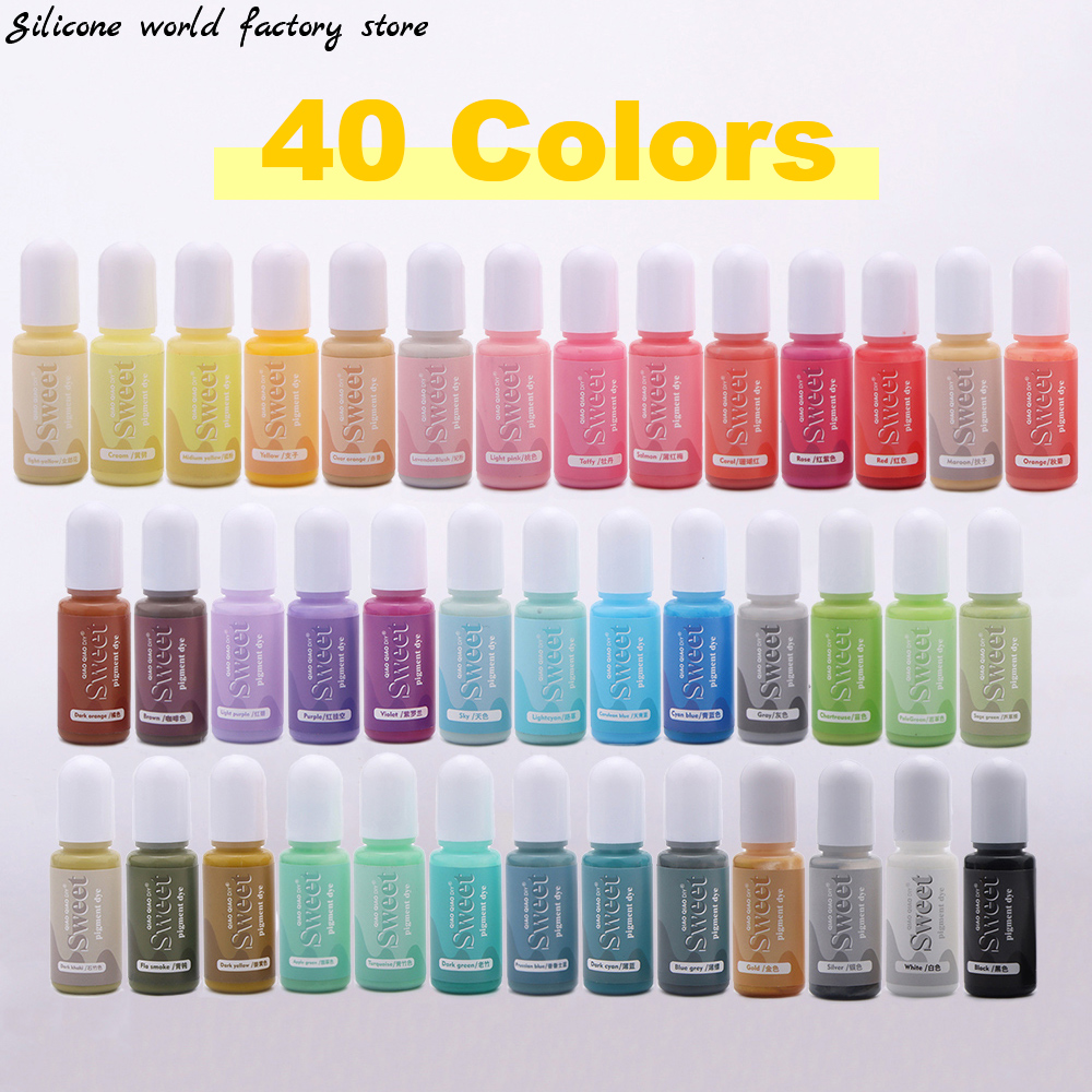 실리콘 월드 10ML 솔리드 컬러 레진 피그먼트 유성  - Resin Dye Alcohol 리뷰 및 가격