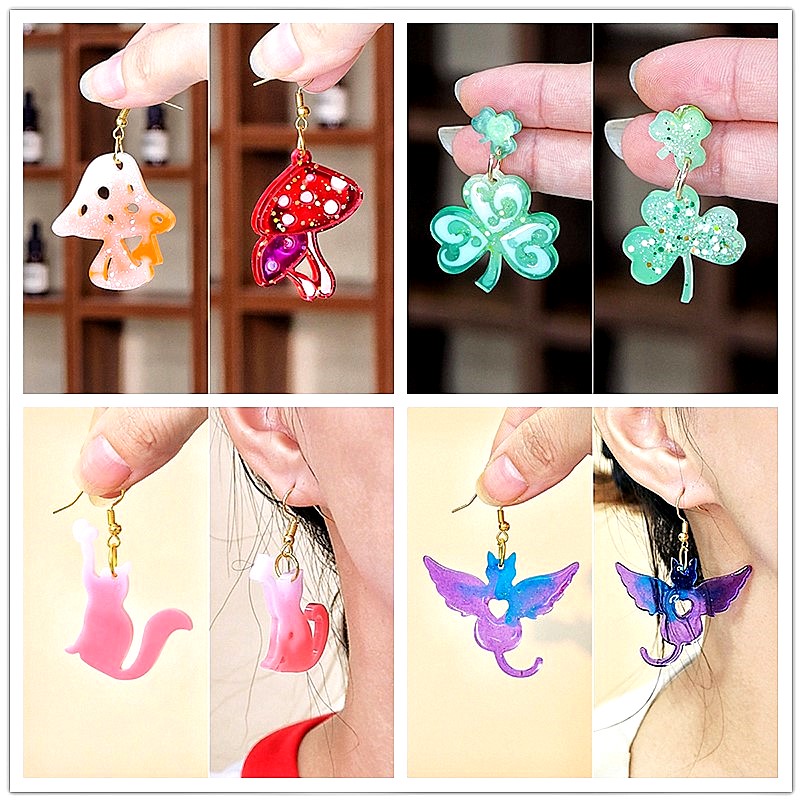 귀여운 실리콘 몰드 키트, 레진 주조용, 고양이 토끼  - Resin Jewelry Kit 리뷰 및 가격