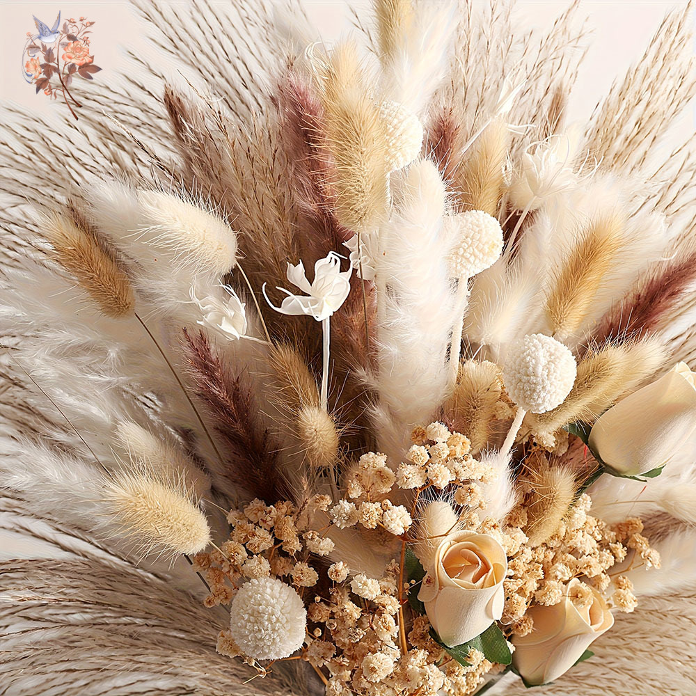 80개 인조 드라이플라워 부케, 인테리어 홈 테이블 장 - Dried Flower Bulk 리뷰 및 가격