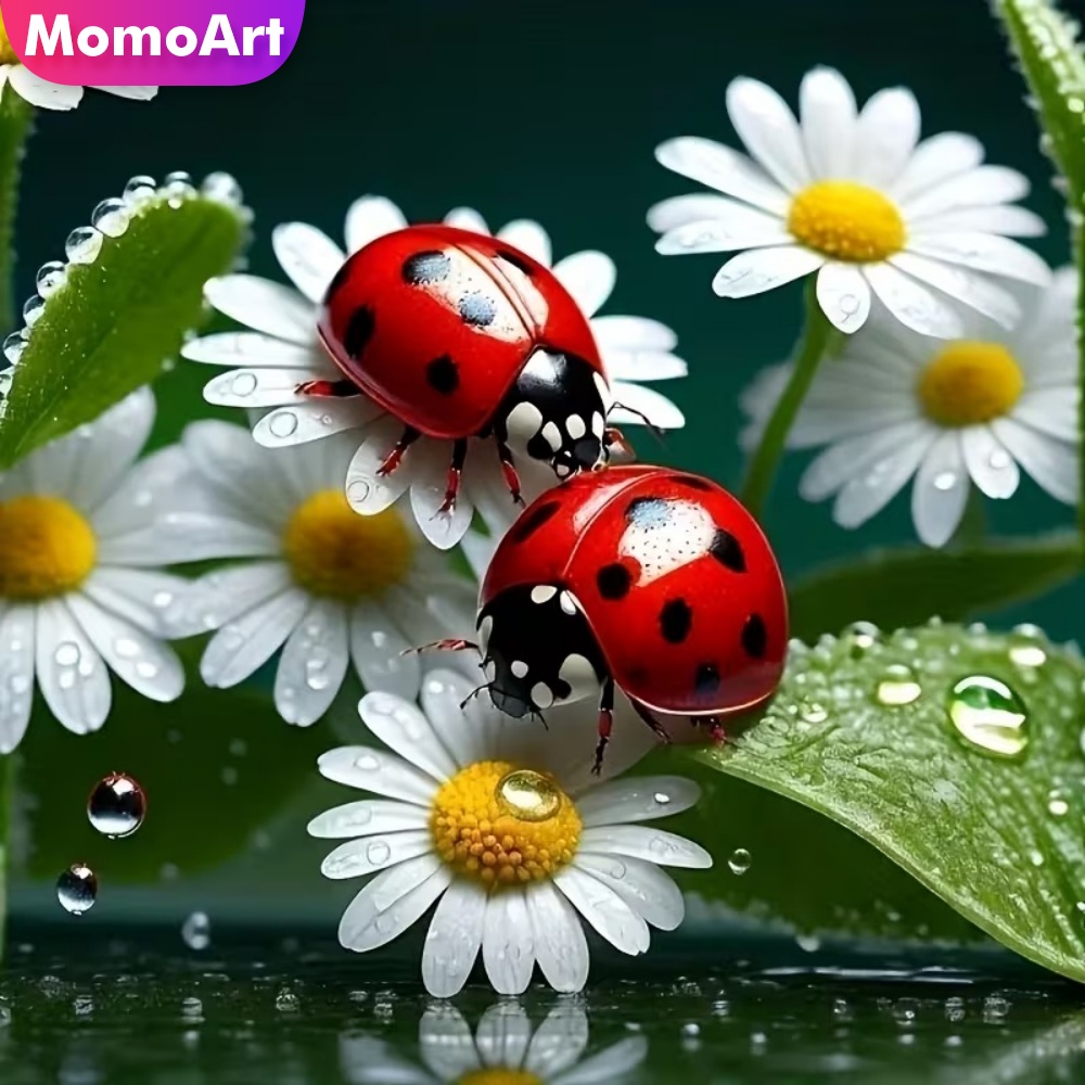 모모아트 다이아몬드 페인팅 무당벌레 동물 패턴 성인 초 - Resin Craft For Beginners 리뷰 및 가격