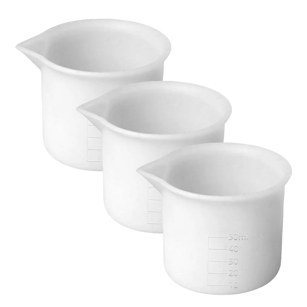 3개입 50ml 실리콘 측정컵, 명확한 눈금 표시, 레 - Mixing Cup Silicone 리뷰 및 가격