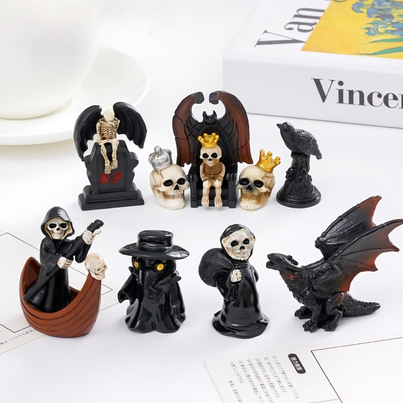 할로윈 무시무시한 집 장식품 미니어처 레진 해골 천사  - Crafting Resin 리뷰 및 가격