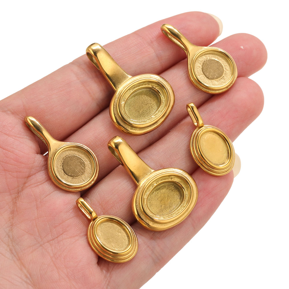 5개 스테인리스 스틸 원형 타원형 트레이 베젤 블랭크  - Resin Craft Supplies 리뷰 및 가격