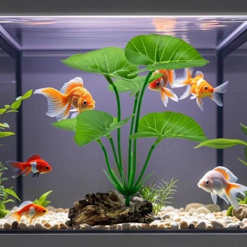 1개 인조 수족관 식물 사실적인 부동 잎 튼튼한 줄기, - Terrarium Moss Art 리뷰 및 가격