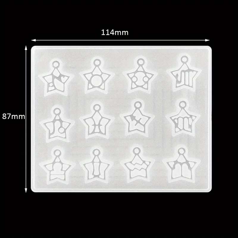 12 조디악 별자리 송진 금형, 둥근 별 조디악 사인  - Resin Craft Material 리뷰 및 가격