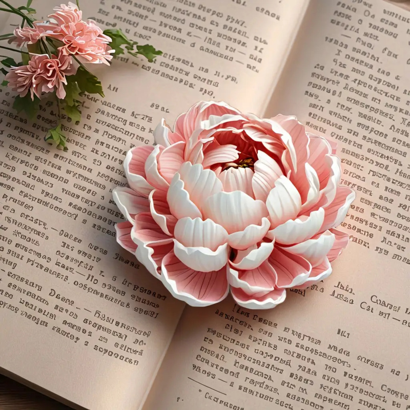 3DElegant 꽃무늬 실리콘 몰드, 레이어드 모란꽃 - Resin Craft Ideas 리뷰 및 가격