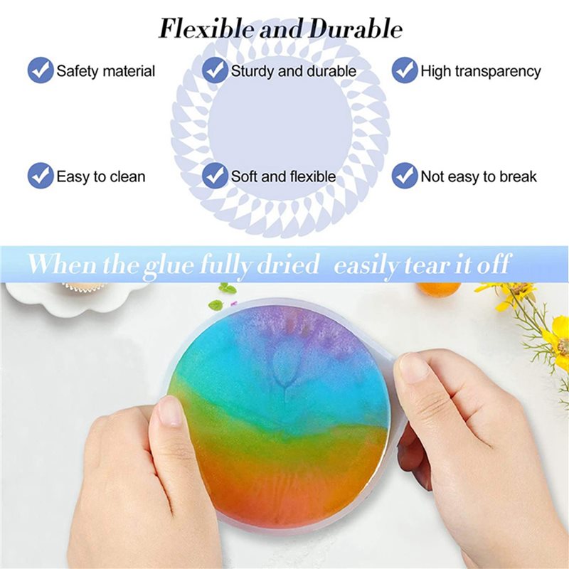 75STO-36팩 DIY 원형 실리콘 코스터 몰드 실리 - Coaster Mold Round 리뷰 및 가격