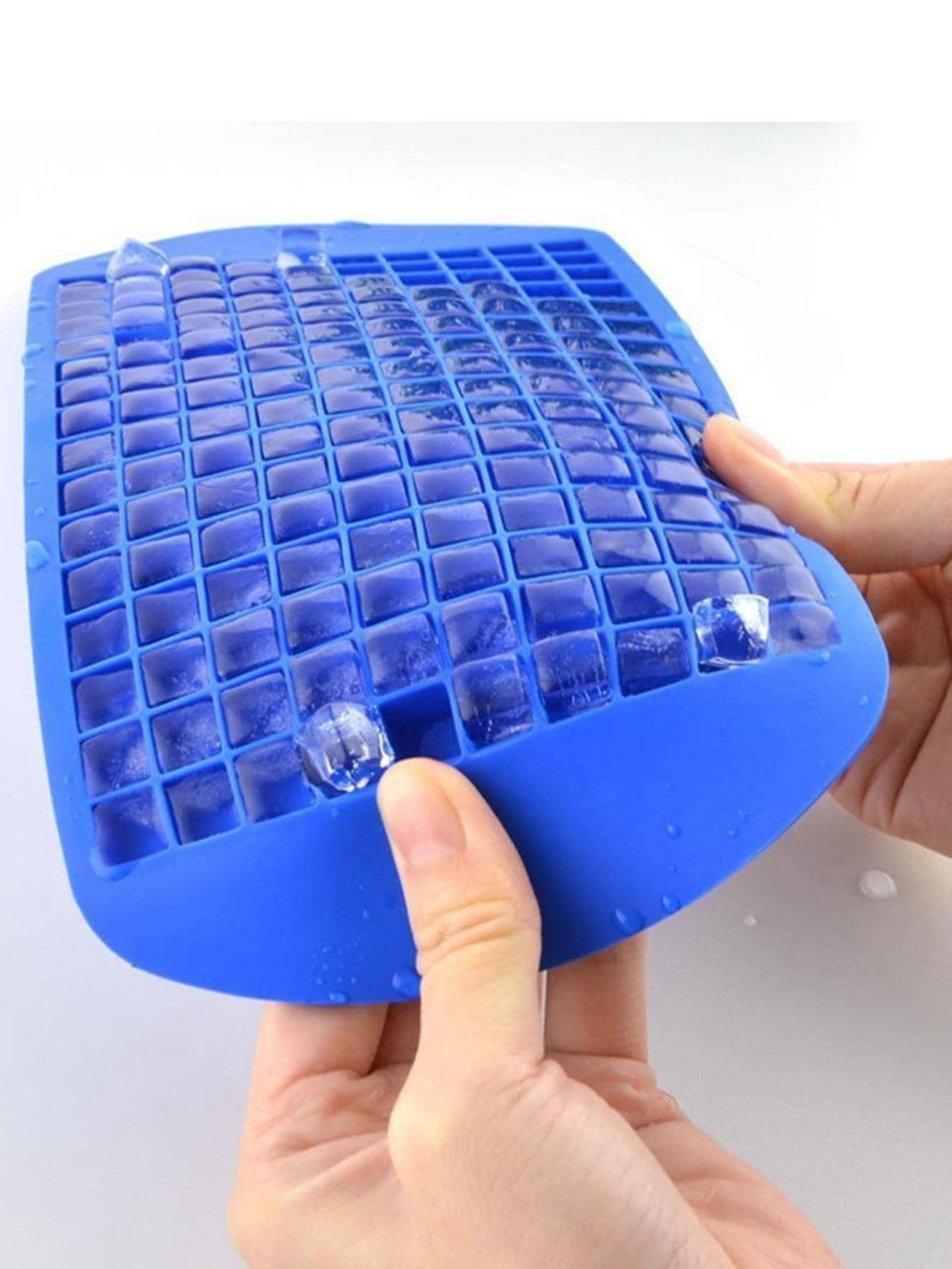 160큐브 실리콘 아이스 트레이 작은 사각형 얼음틀 블 - Silicone Mold Tray 리뷰 및 가격