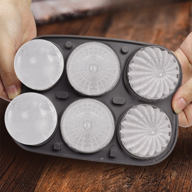 선인장 볼 모양 아이스 큐브 트레이 DIY 6구 원형  - Silicone Mold Tray 리뷰 및 가격