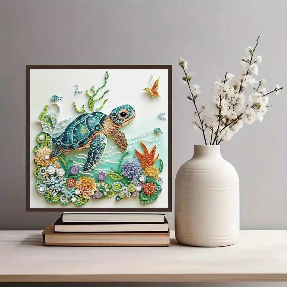 바다거북 동물 다이아몬드 페인팅 키트 (성인 초보자용  - Resin Craft Kit 리뷰 및 가격