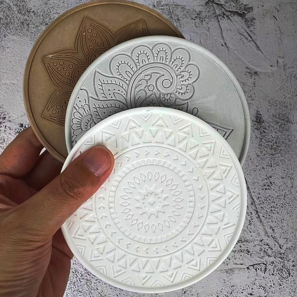 만다라 라운드 코스터 수지 실리콘 몰드, 커피 코스터  - Coaster Mold Round 리뷰 및 가격