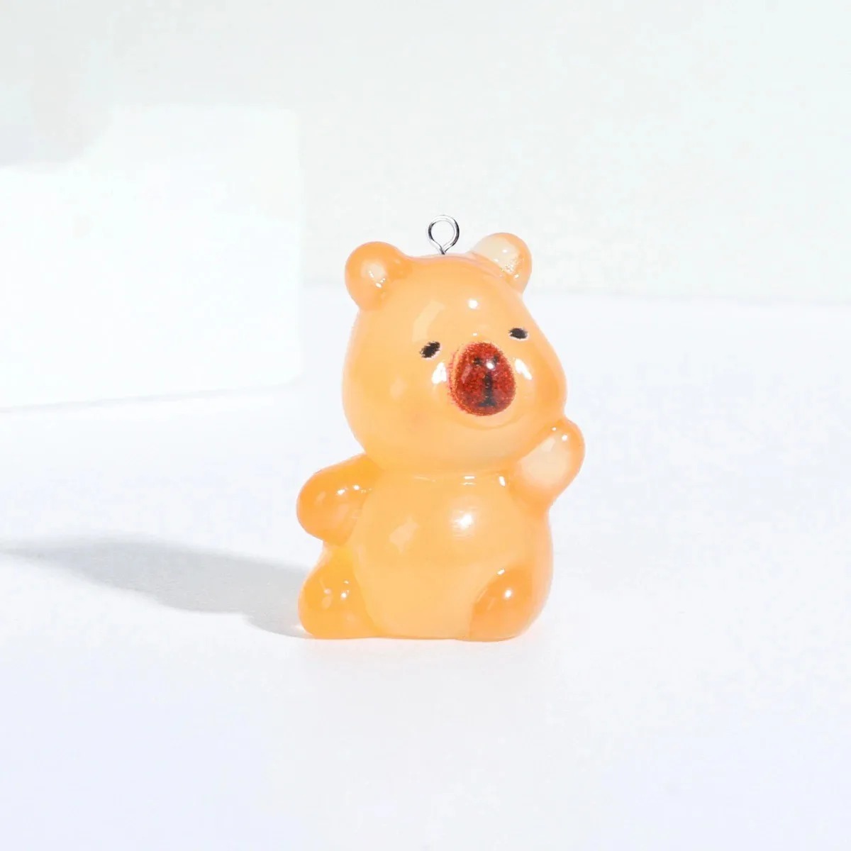 10개 귀여운 플랫백 레진 참 장식품 야광 카피바라 귀 - Resin Craft Supplies 리뷰 및 가격