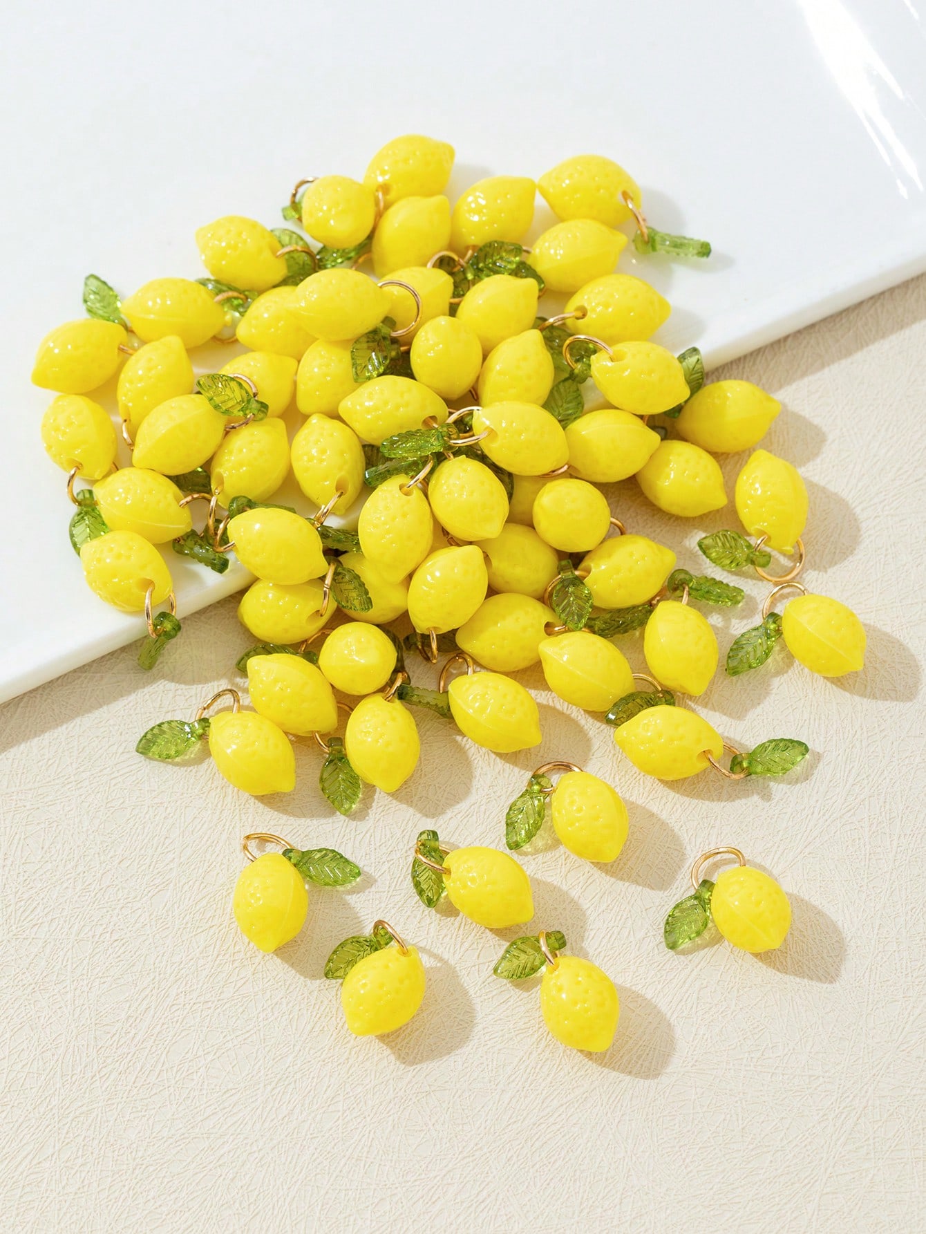 10Pcs 3D 레몬 수지 참 펜던트 귀여운 과일 DI - Resin Craft Supplies 리뷰 및 가격