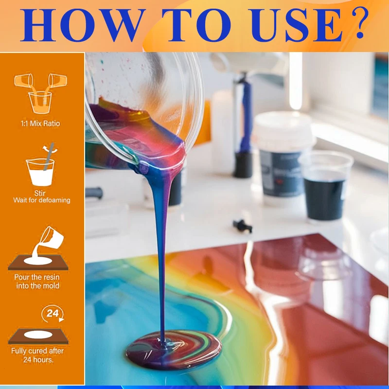 쉽게 혼합되는 에폭시 레진 키트, 크리스탈처럼 투명한  - Epoxy Uv Resin Kit 리뷰 및 가격
