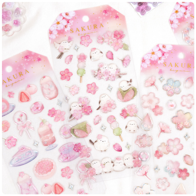 일본식 사쿠라 크리스탈 3D 스티커 소녀를위한 핑크 귀 - Resin Craft Supplies 리뷰 및 가격