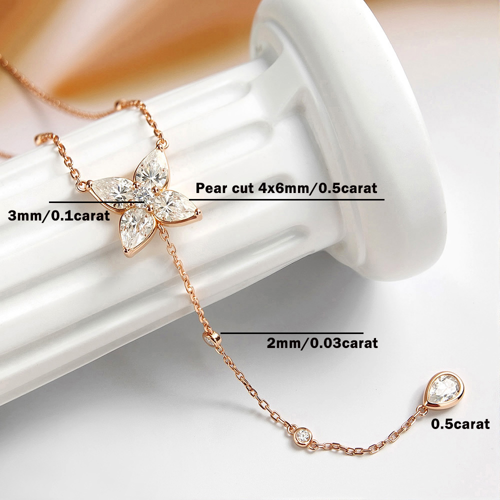 모이사나이트 펜던트 목걸이, 배/라운드 베젤 세팅, S - Bezels Set Pendant 리뷰 및 가격