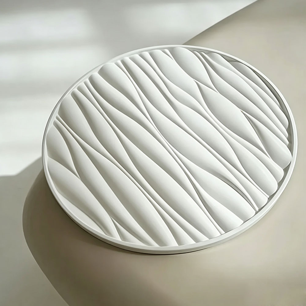 대형 원형 트레이 실리콘 몰드 웨이브 시멘트 석고 트레 - Coaster Mold Round 리뷰 및 가격
