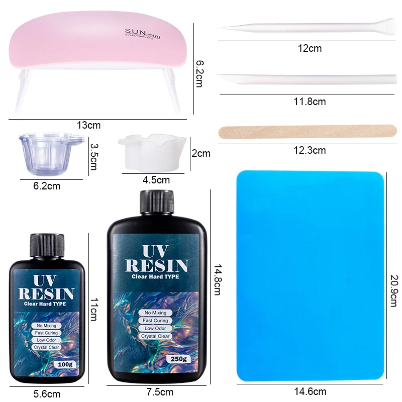 하드 UV 수지 접착제 키트 DIY를 만드는 예술 공예 - Epoxy Uv Resin Kit 리뷰 및 가격
