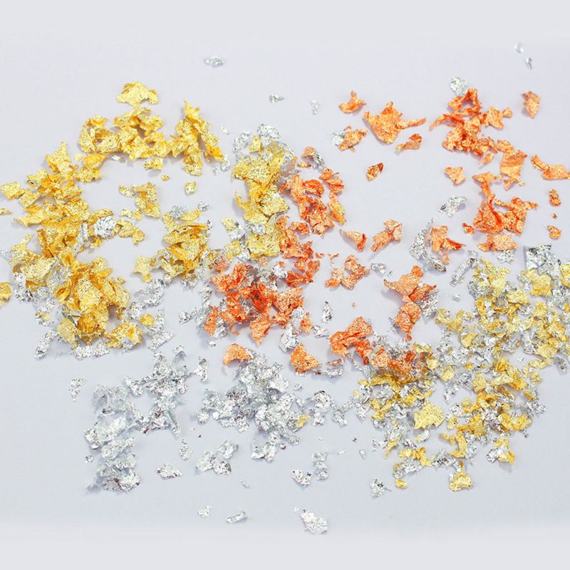 3박스 금박 플레이크 포일 종이 네일 아트 스팽글 에폭 - Gold Foil Flakes 리뷰 및 가격