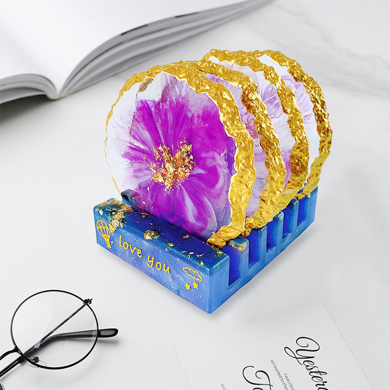 DM413 Drusy 코스터 수지 금형 Geode 에폭 - Geode Mold Silicone 리뷰 및 가격