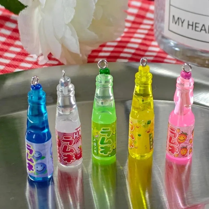 10Pcs 작은 소다병 레진 참 장식품 귀여운 음료병  - Crafting Resin 리뷰 및 가격