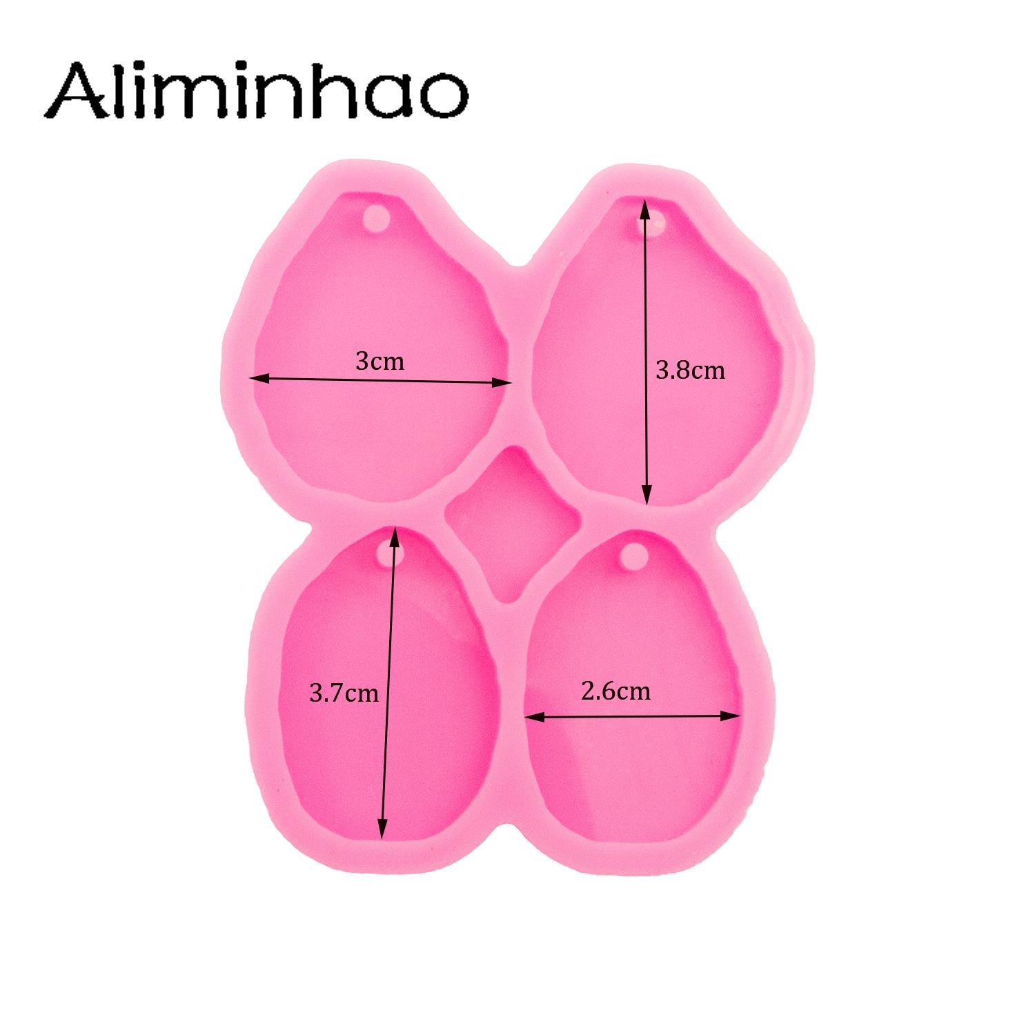 DY1085 불규칙한 가장자리 귀걸이와 반짝이 Geod - Geode Mold Silicone 리뷰 및 가격