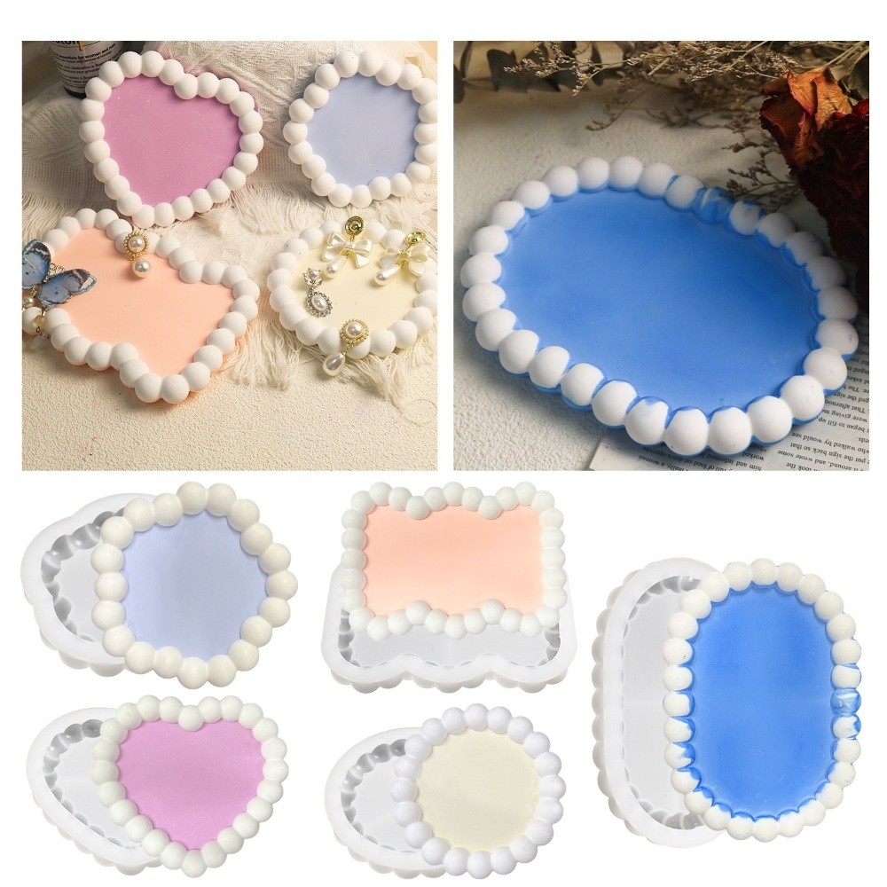 DIY 코스터 실리콘 몰드 라운드 하트 모양 보관 트레 - Coaster Mold Round 리뷰 및 가격