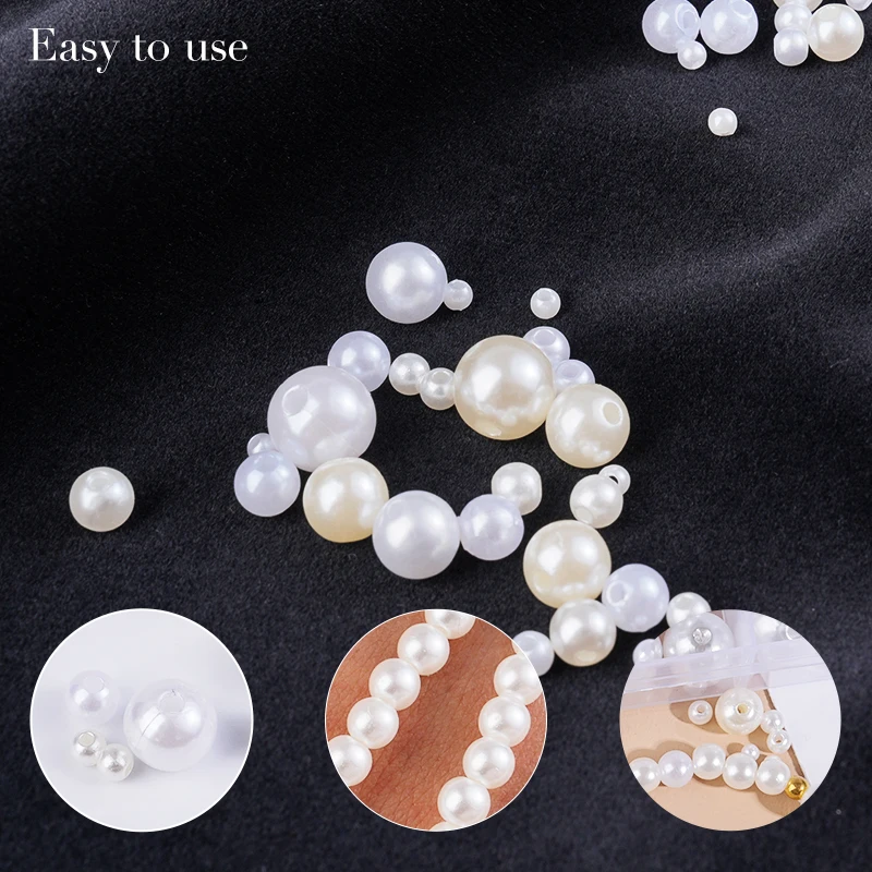 800개 인조 진주 레진 비즈 키트 라운드 진주 비즈  - Resin Craft Kit 리뷰 및 가격