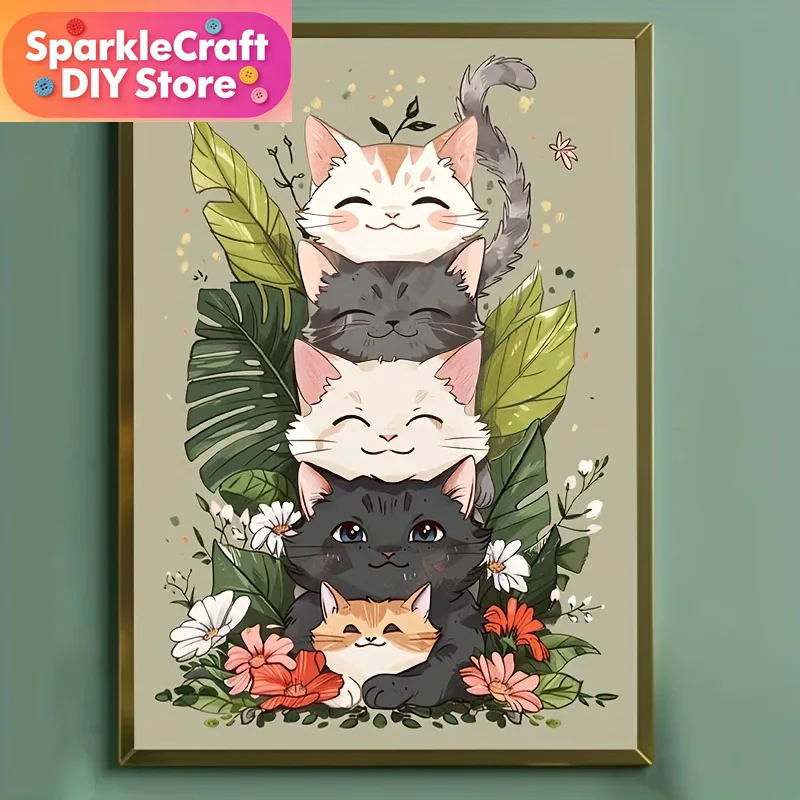 1개 프레임리스 5D 다이아몬드 페인팅 키트, 새끼 고 - Resin Craft For Beginners 리뷰 및 가격
