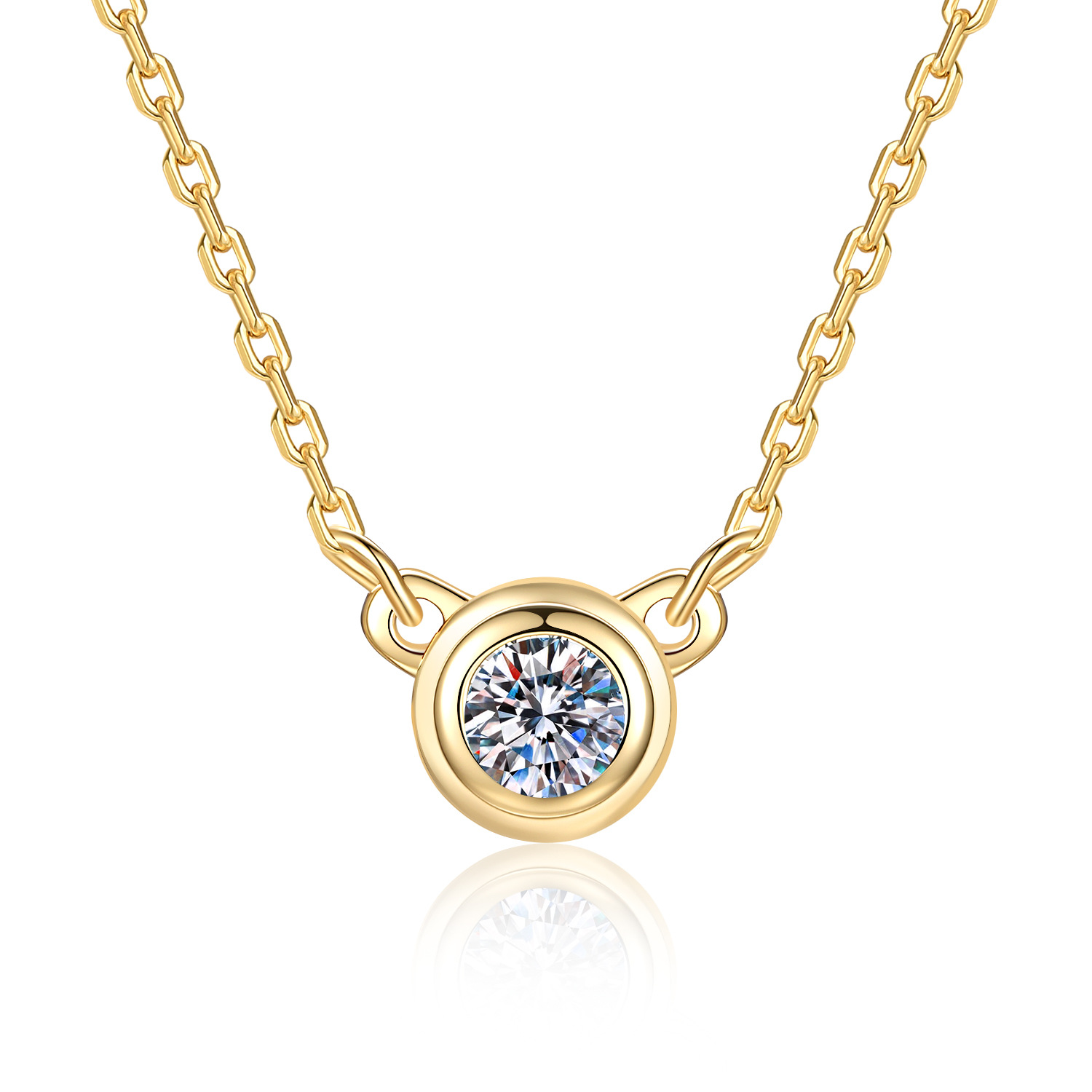S925 스털링 실버 모이사나이트 베젤 세팅 펜던트 목 - Bezels Set Pendant 리뷰 및 가격