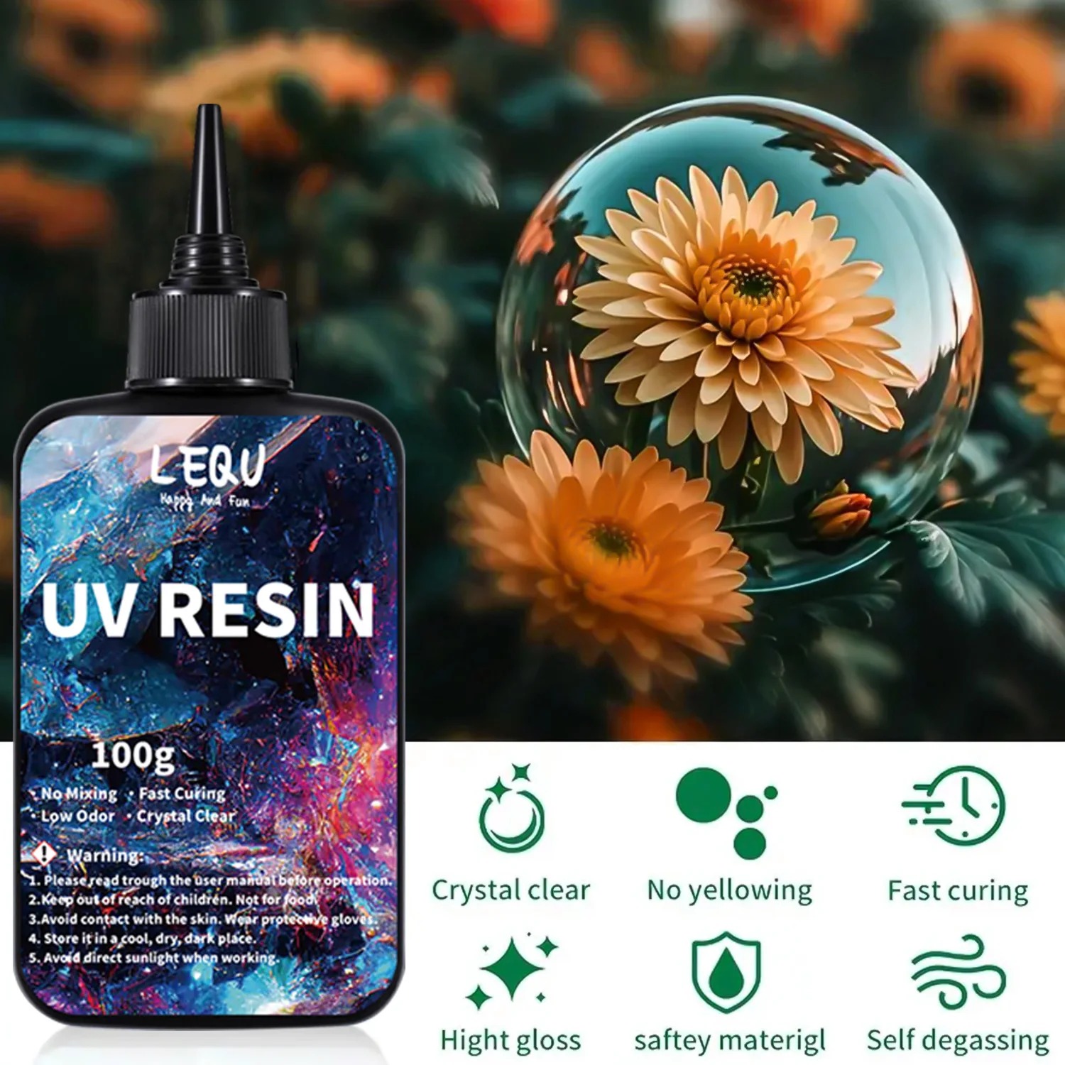 100g UV 레진 투명 하드 업그레이드 버전, 크리스 - Epoxy Uv Resin Kit 리뷰 및 가격